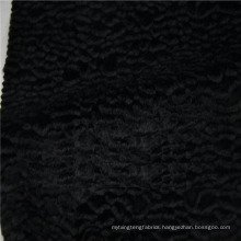 Wholesale high quality cotton rayon blend fake fur fabric for coat